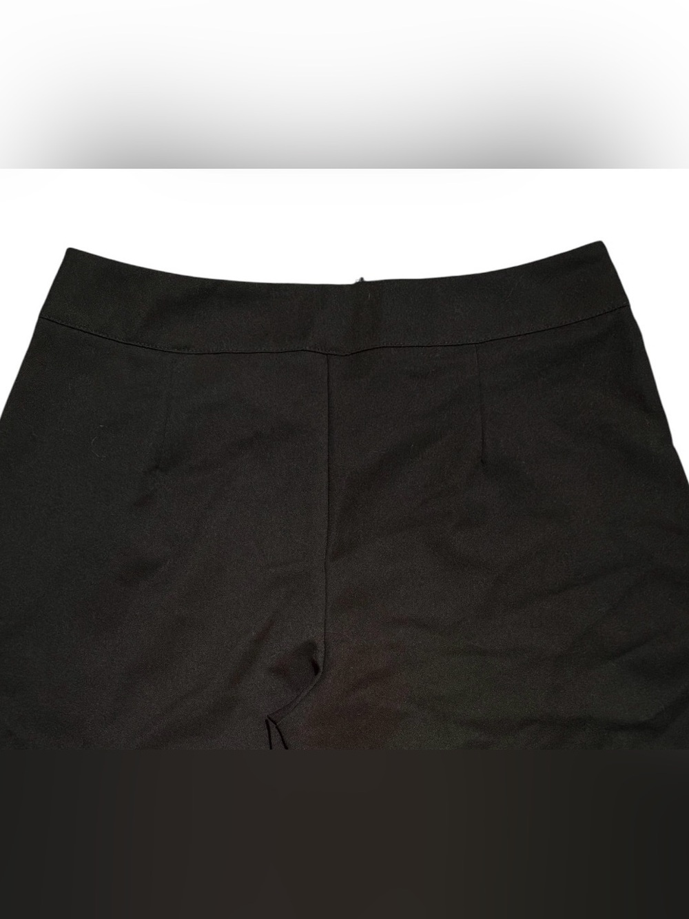 White Fox Boutique Black Straight Leg Pants Size Medium 32” Inseam - Picture 5 of 7